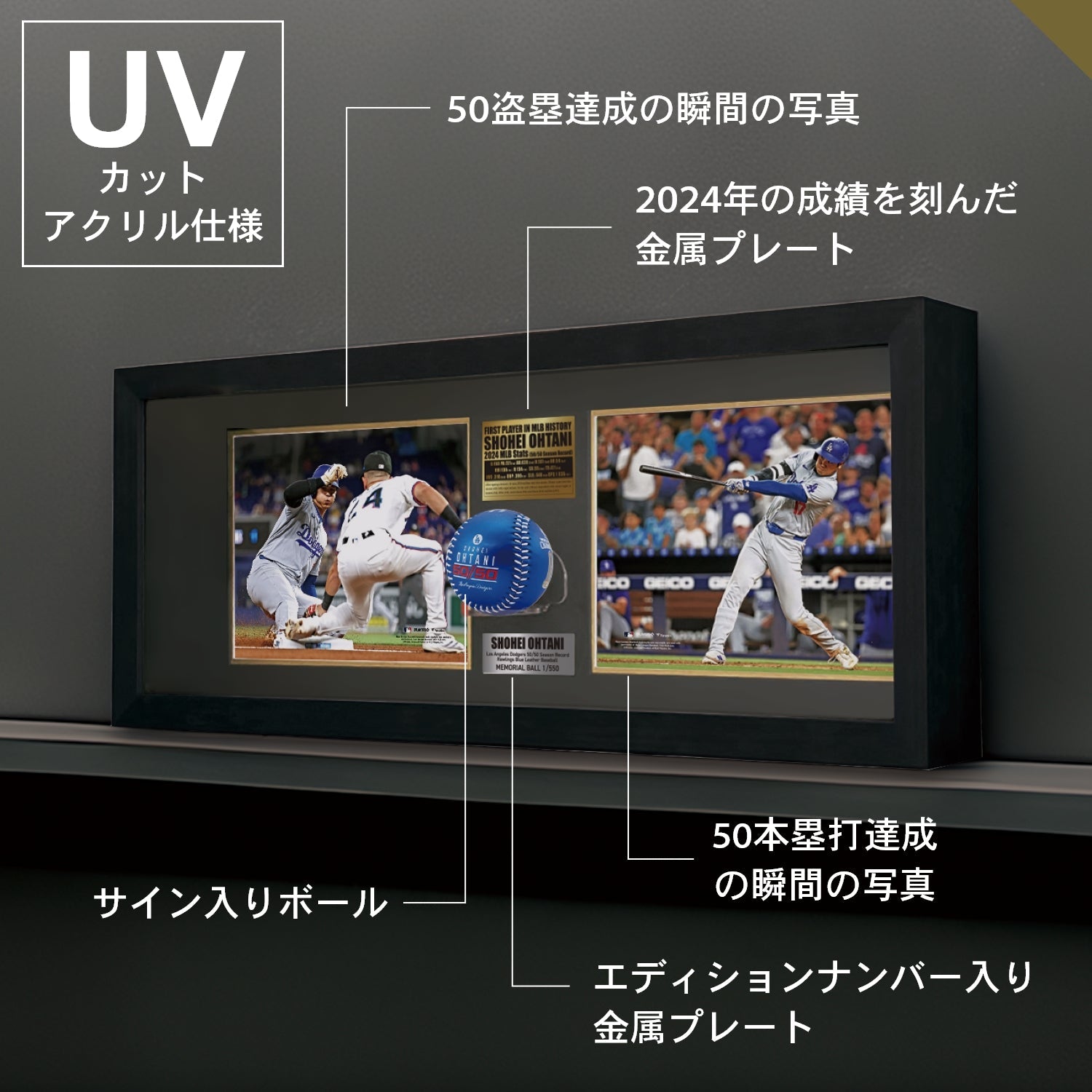 大谷翔平選手サイン入りボール MLB公式ライセンスフォト2枚セット - 公式通販サイト「アニメコレクション/Anime Collection」
