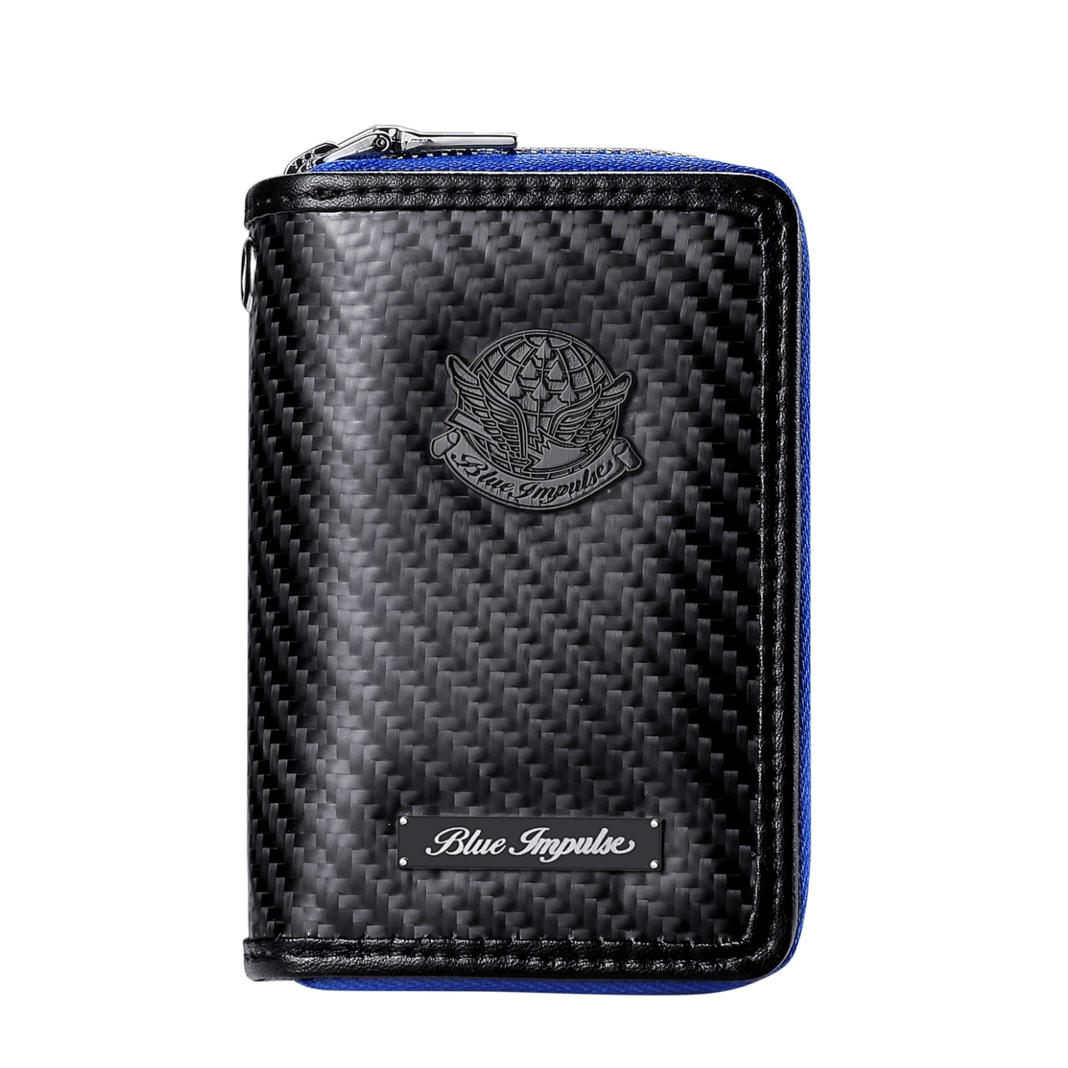 ブルーインパルス　カーボンファイバーカードケース　black