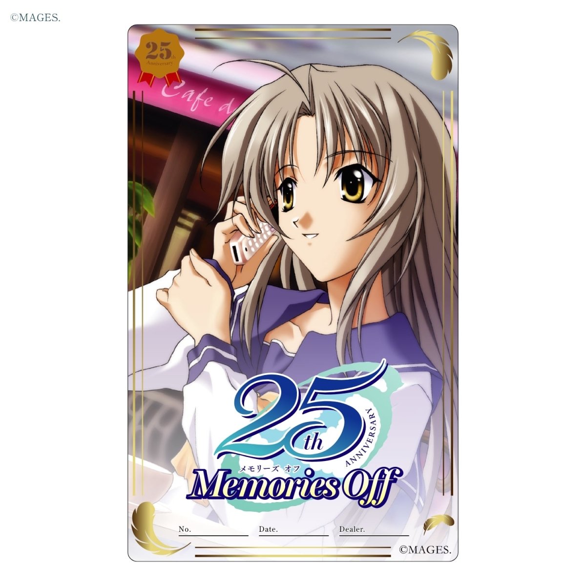 「Memories Off」25周年記念アニバーサリー クロノグラフ腕時計 双海詩音モデル - 公式通販サイト「アニメコレクション/Anime Collection」