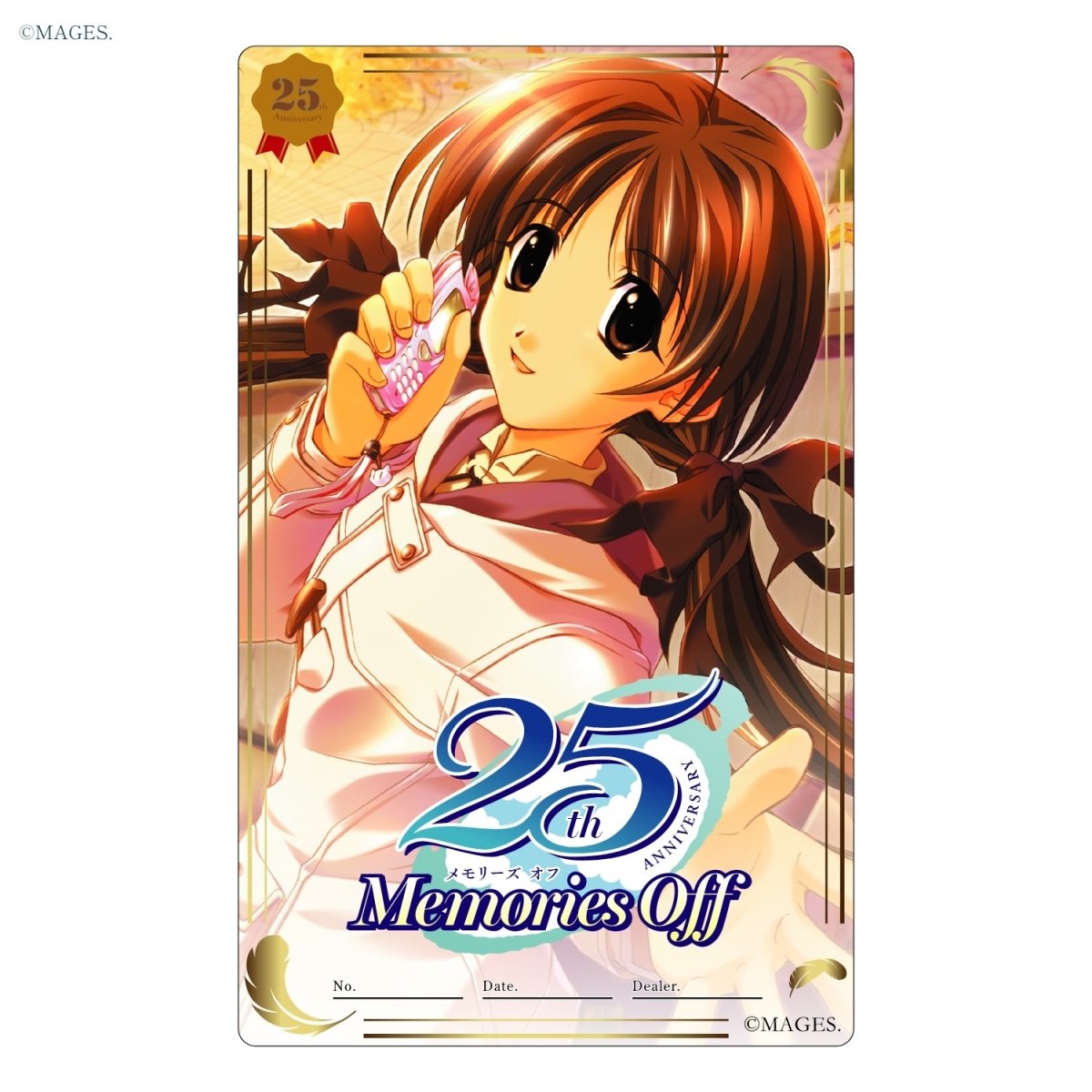 「Memories Off」25周年記念アニバーサリー クロノグラフ腕時計 白河ほたるモデル - 公式通販サイト「アニメコレクション/Anime Collection」