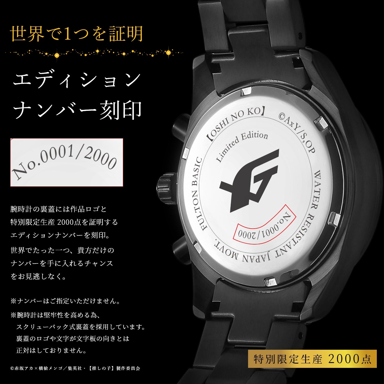 anime“[Pushing]” Natural Diamond Chronograph Watches Eye