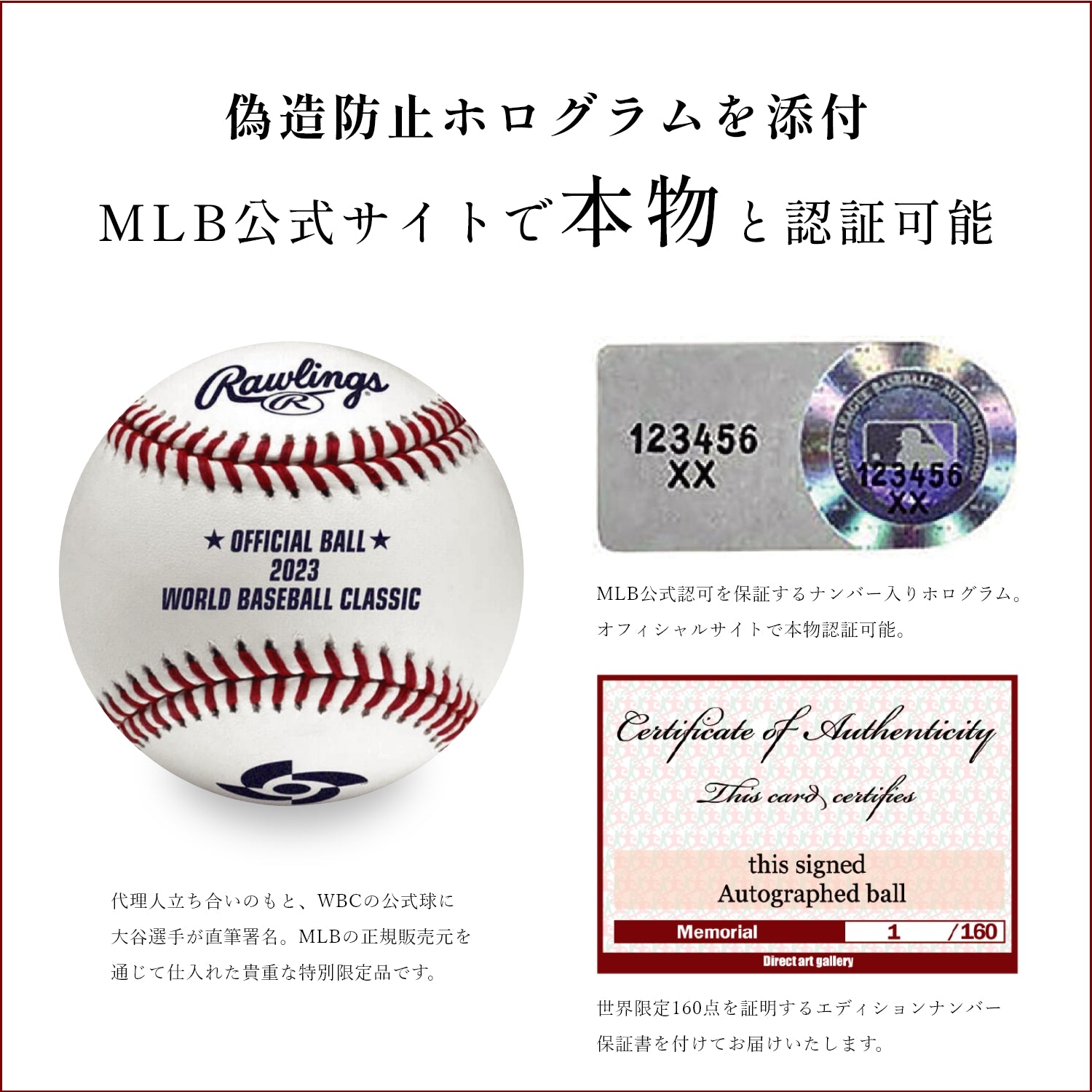 2023 WORLD BASEBALL CLASSIC 使用公式球 - 記念グッズ